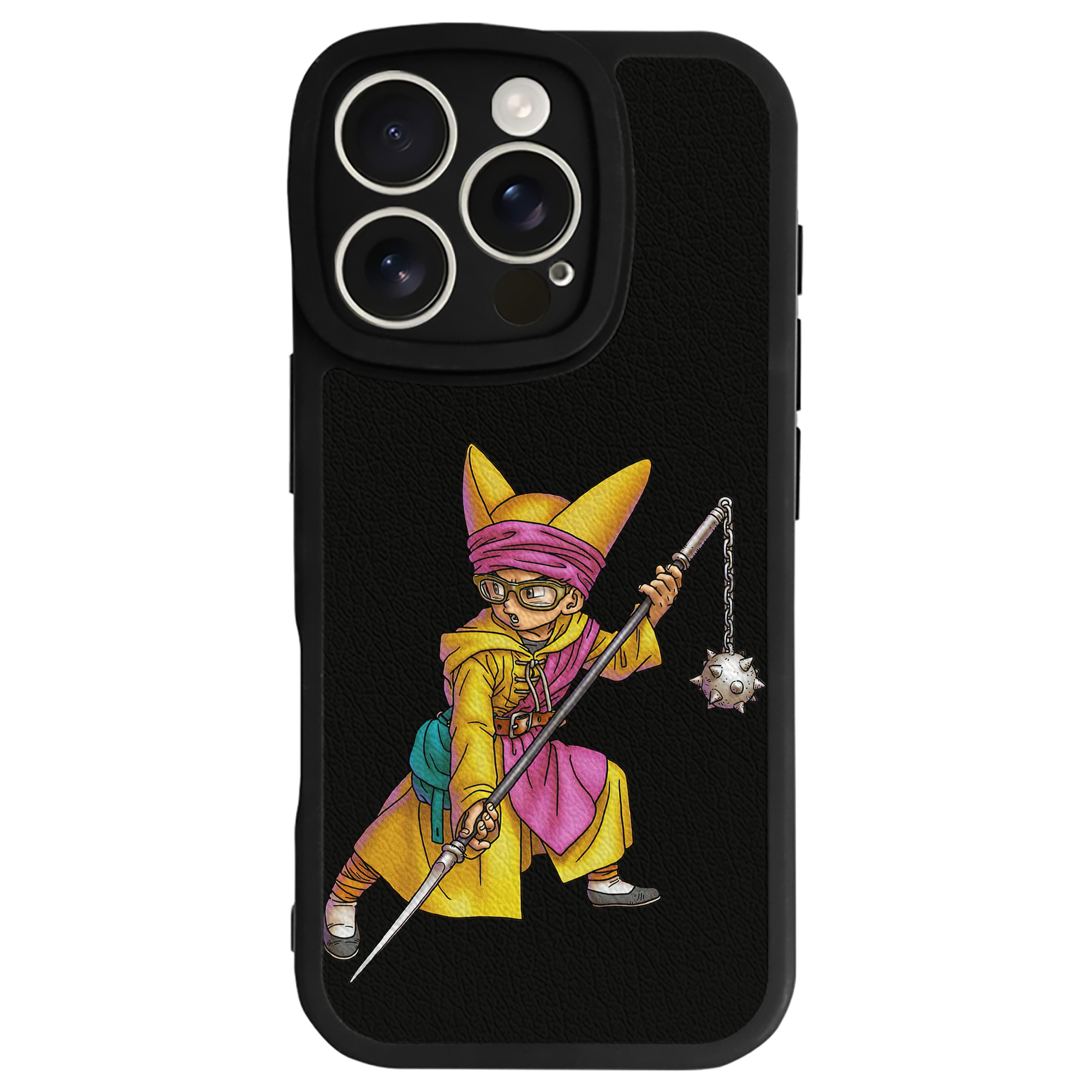 （画像用） ドラゴンクエスト Doragon Kuesuto Dragon Quest 【iPhone 16シリーズ対応】シリコンスマホケース（レザー調） 材質：シリコン
